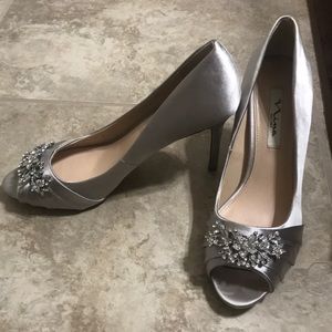 Silver heels: Nina New york